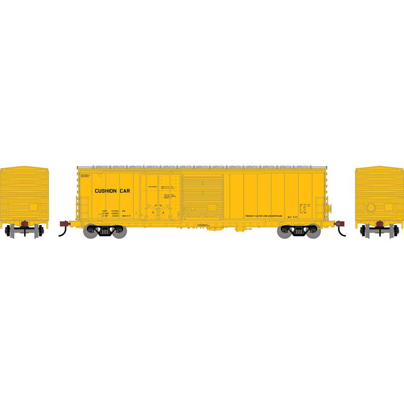 HO ATH 50' ACF Combination Door Box Car, Data Only Yellow HO ATH 50' ACF Combination Door Box Car, Data Only Yellow