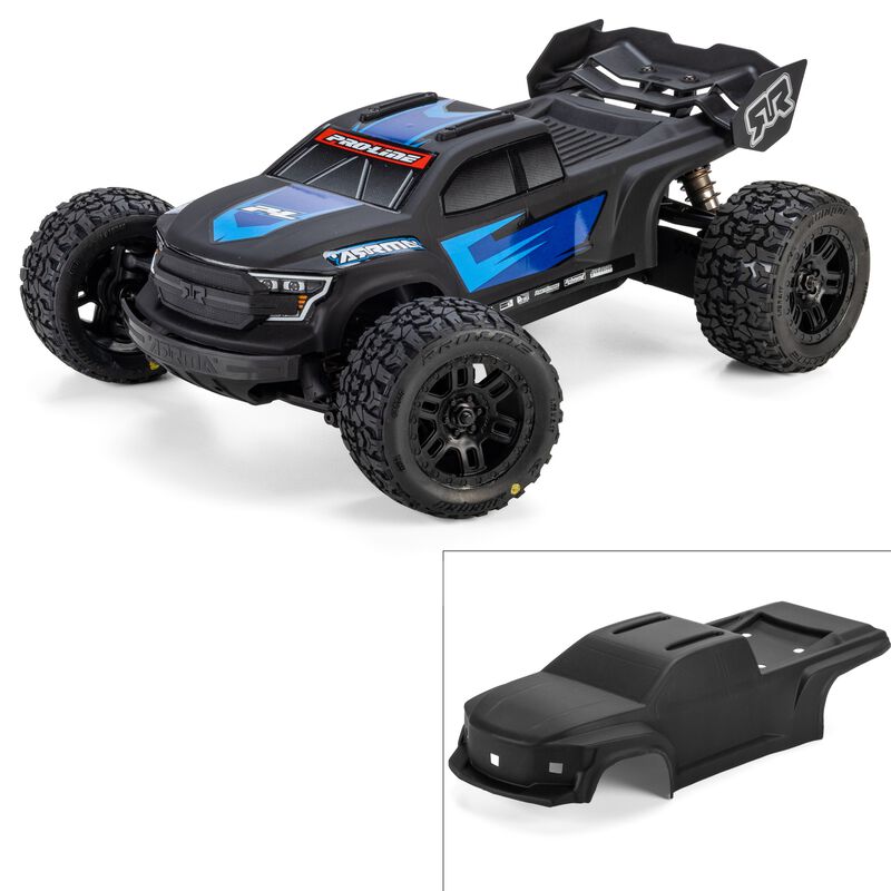 Pro-Line Racing 1/16 Limited Edition Pre-Cut/Pre-Painted Brute Truck Body, Matte Black: ARRMA MINI KRATON Pro-Line Racing 1/16 Limited Edition Pre-Cut/Pre-Painted Brute Truck Body, Matte Black: ARRMA MINI KRATON