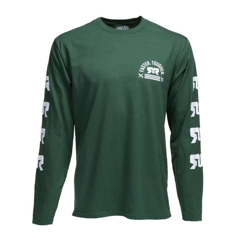 ARRMA Faster. Tougher. Longsleeve Green, Medium