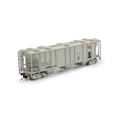 HO PS-2 2893 3-Bay Covered Hopper, MILW Primed For Grime #98023 HO PS-2 2893 3-Bay Covered Hopper, MILW Primed For Grime #98023