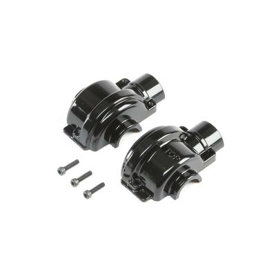Aluminum Diff Case Black: LST 3XL-E Aluminum Diff Case Black: LST 3XL-E