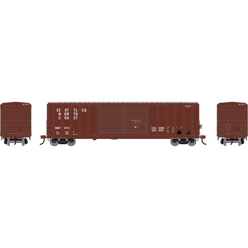 HO ATH 50' FMC 5077 Centered Double Door Box Car, SNCT #1070