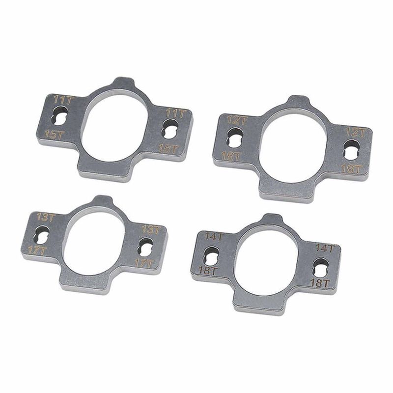 Steel Pinion Gear Guide Plates, 1/8 Axial AXP8 Gilamon (4)