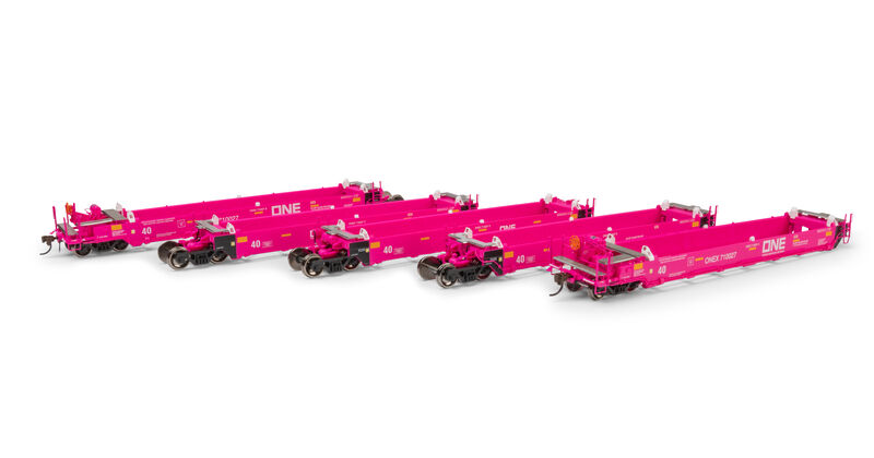 Athearn HO ATH Gunderson Maxi-I Well Cars (5), ONEX #710027
