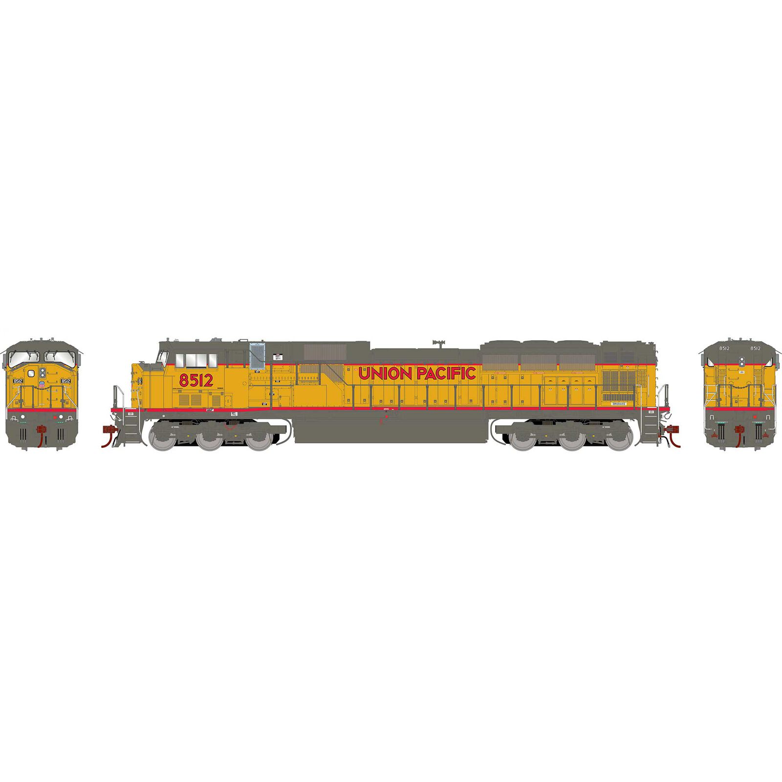 HO G2 SD90MAC-H Phase I with DCC & Sound, UP #8512