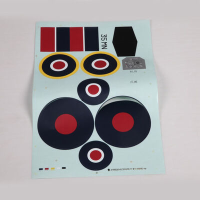 Decal Sheet: Typhoon 1100mm Decal Sheet: Typhoon 1100mm