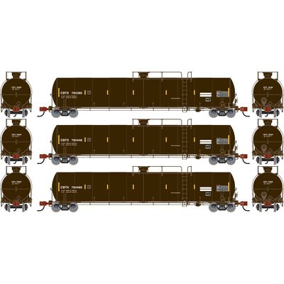 N UTC 33K LPG Tank Car- Late, CBTX #784380/784448/784460 (3) N UTC 33K LPG Tank Car- Late, CBTX #784380/784448/784460 (3)