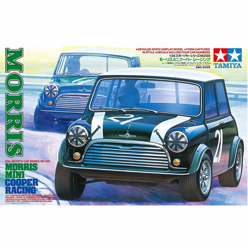 1/24 Morris Mini Cooper Racing Model Kit, LIMITED EDITION