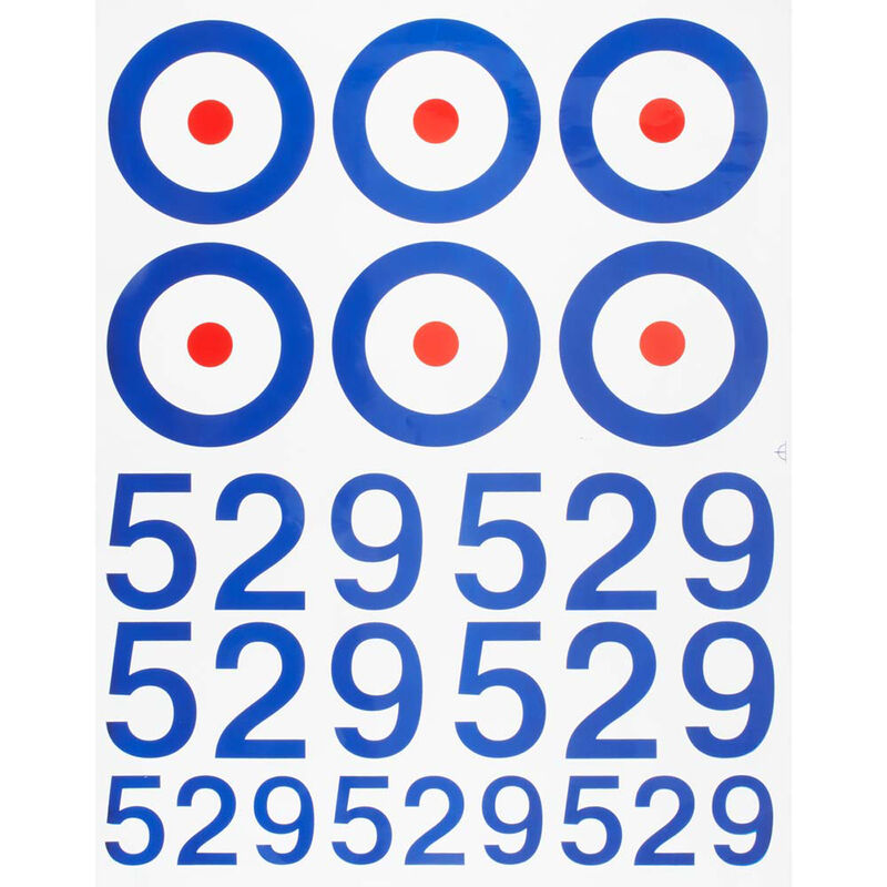 Decal 1 4 3 4 Westland Lysander GP EP ARF Decal 1 4 3 4 Westland Lysander GP EP ARF