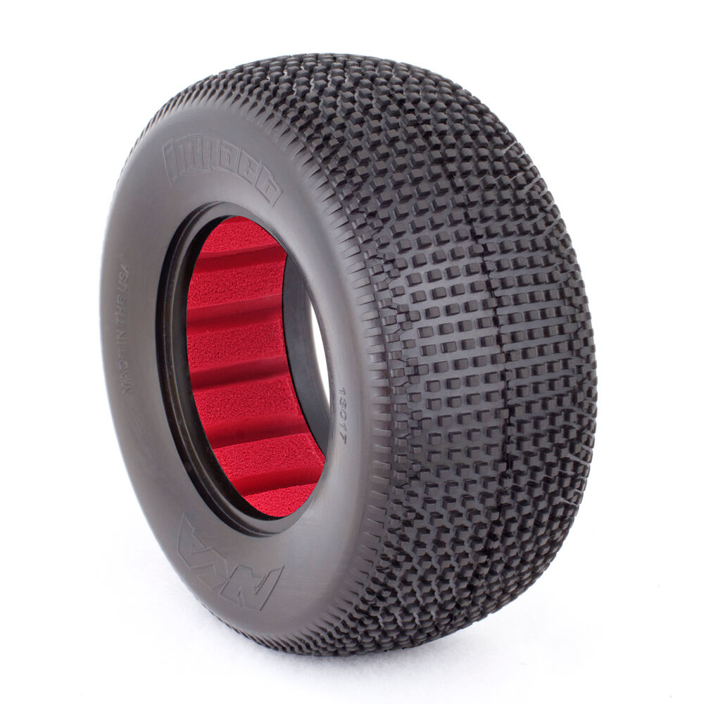 AKA Racing  1/10 SC Impact Tire Wide w/Insert Super Soft AKA13017VR 