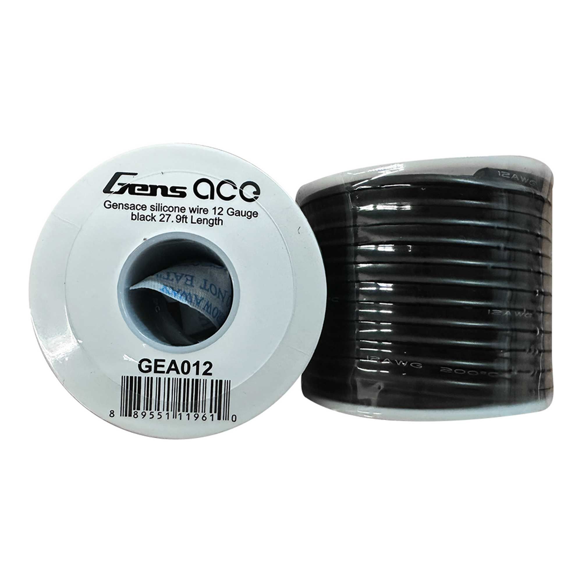 Gens ace Gensace silicone wire 12 Gauge black 36.09ft Length