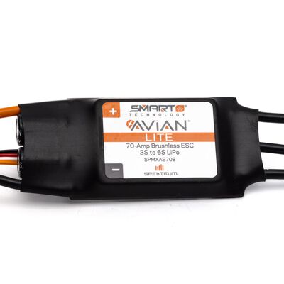 Avian 70-Amp Smart Lite Brushless ESC, 3S-6S: IC3 Avian 70-Amp Smart Lite Brushless ESC, 3S-6S: IC3