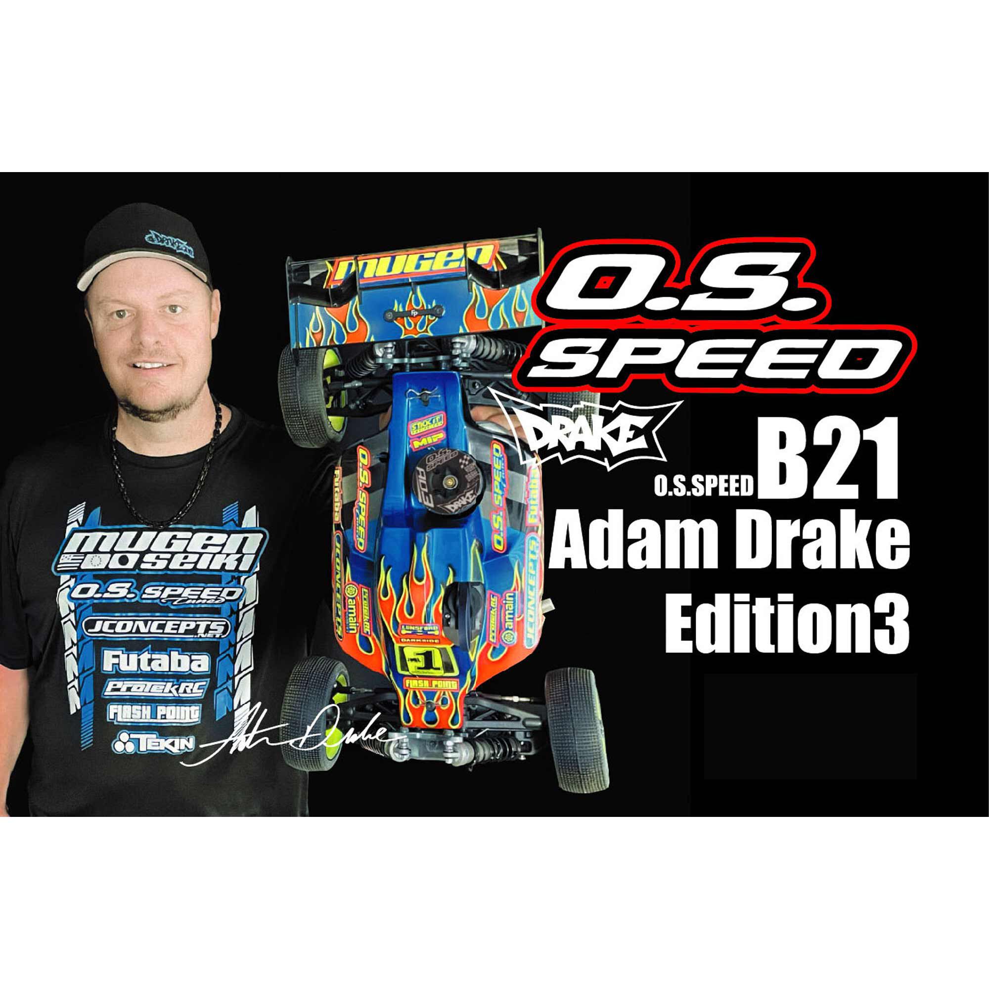 ファッション通販 OS Engines O.S. Speed B21 Adam Drake Edition 3, 1/8 Buggy エンジン