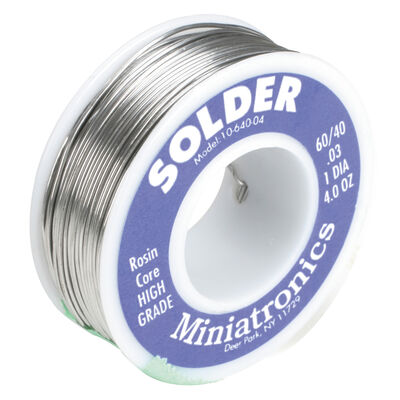 Rosin Core Solder 60/40, 4oz Rosin Core Solder 60/40, 4oz