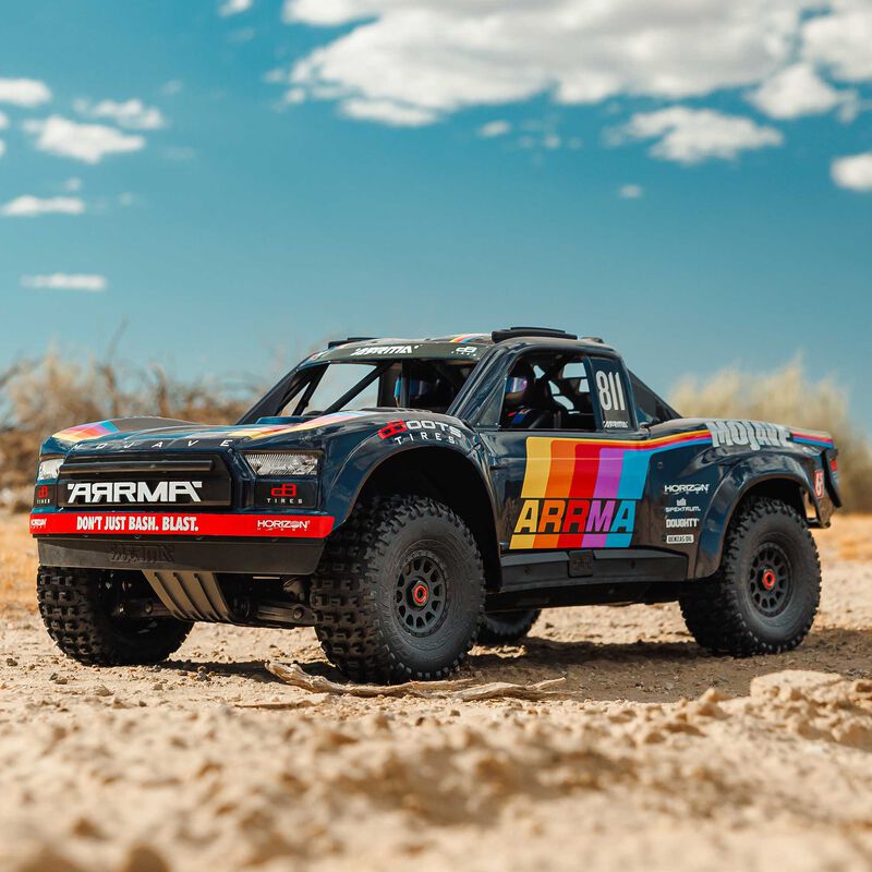 ARRMA 1/7 MOJAVE 6S 4X4 RTR Brushless Desert Truck, Blue