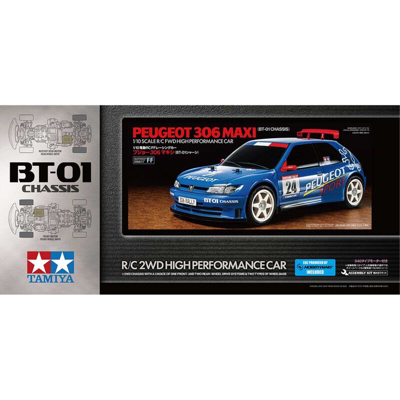 Tamiya 1/10 Peugeot 306 Maxi BT-01 2WD Touring Car Kit | Horizon Hobby