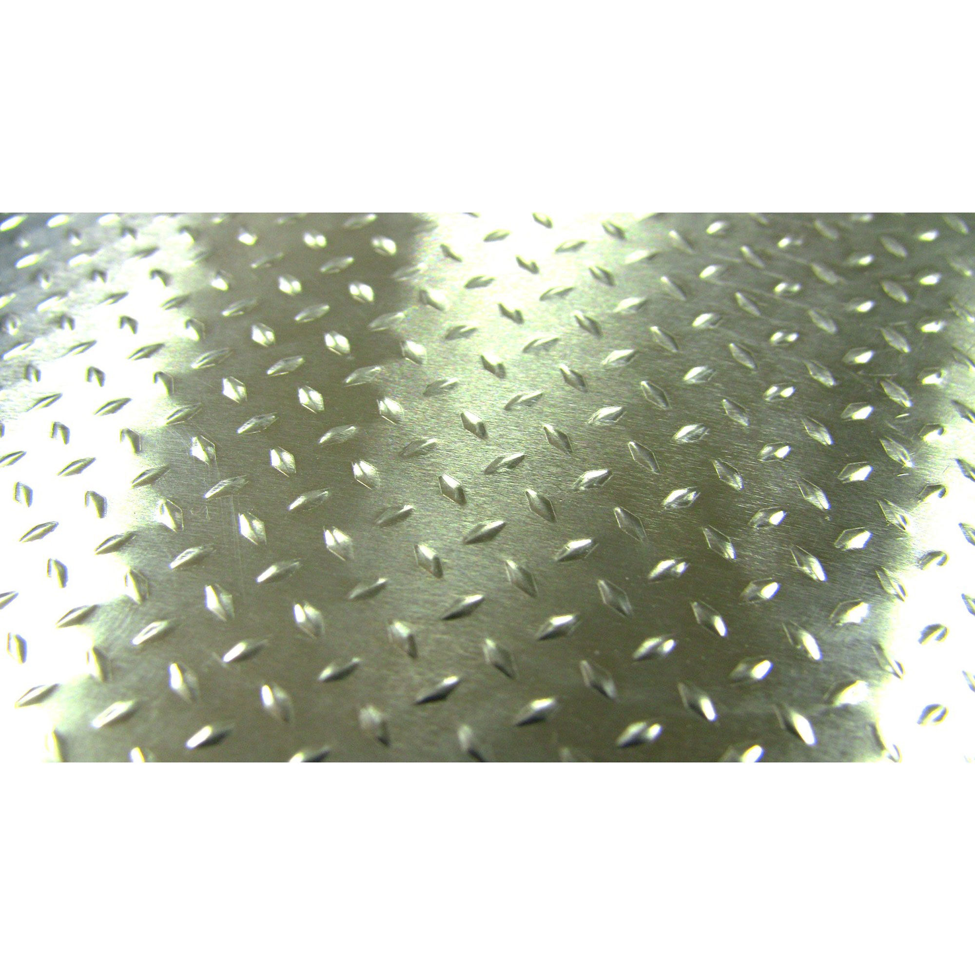 Hot Racing 1:10 Scale Aluminum Diamond Plate Sheets - 2 Pack Black Textured Metal For RC Cars & Crafts