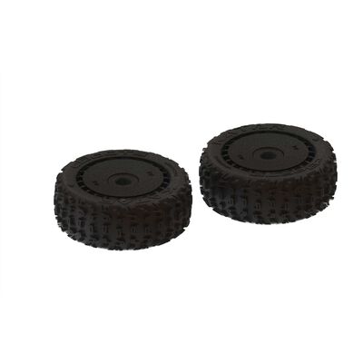 1/8 dBoots Front/Rear 3.3 Pre-Mounted Tires, 17mm Hex, Black (2): Katar B 6S 1/8 dBoots Front/Rear 3.3 Pre-Mounted Tires, 17mm Hex, Black (2): Katar B 6S