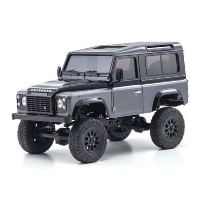 1/28 Land Rover Defender 90 Autobiography MINI-Z 4x4 Crawler RTR, Corris Gray/Santorini Black 1/28 Land Rover Defender 90 Autobiography MINI-Z 4x4 Crawler RTR, Corris Gray/Santorini Black