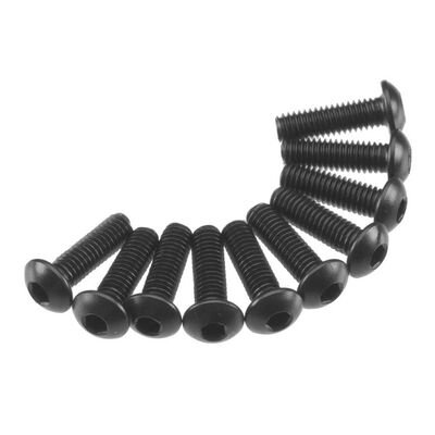 Hex Socket Button Head M3x10mm, Black (10) Hex Socket Button Head M3x10mm, Black (10)