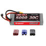 7.4V 5000mAh 2S 30C DRIVE Hardcase LiPo Battery: UNI 2.0 Plug