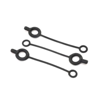 Drain Plug Set, Teathered: Pro Boat Drain Plug Set, Teathered: Pro Boat