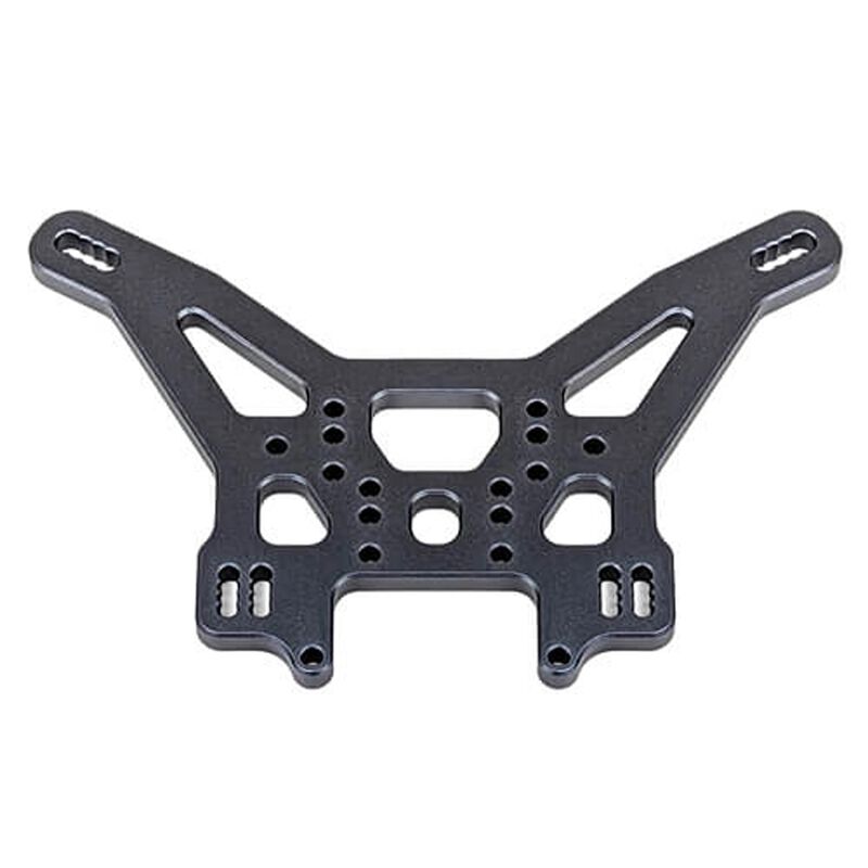 Aluminum Rear Shock Tower, Gunmetal, 1/8 Tekno ET/NT 48 2.0