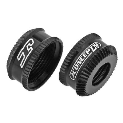 Fin VCS Shock Bottom Cap, Black (2) Fin VCS Shock Bottom Cap, Black (2)