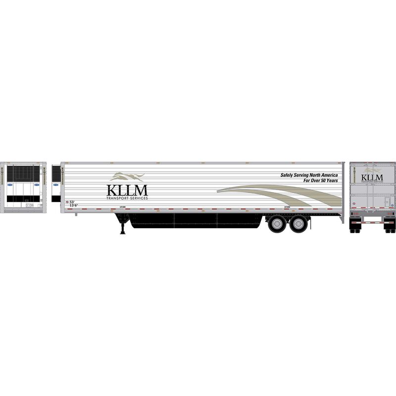 HO ATH 53' Utility Reefer Trailer, KLMZ #124225 HO ATH 53' Utility Reefer Trailer, KLMZ #124225