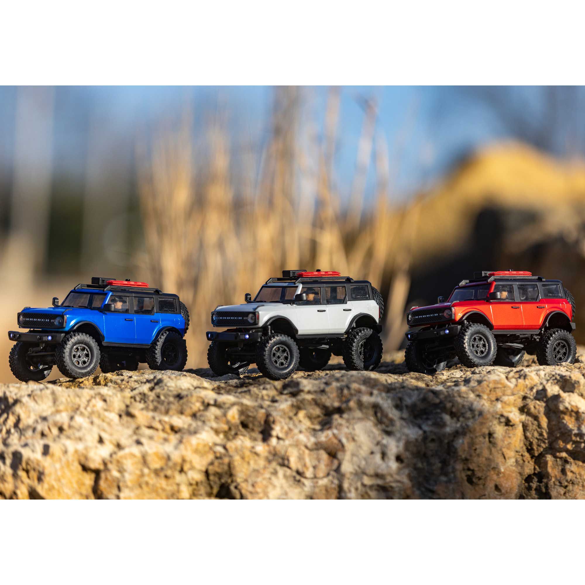 Axial 1/24 SCX24 2021 Ford Bronco 4X4 RTR Brushed Rock Crawler (Battery &  Charger Included), Gray | Horizon Hobby