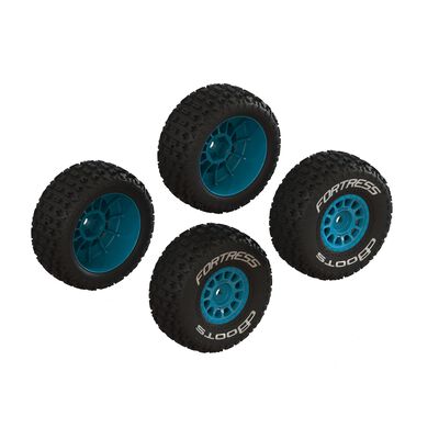 dBoots 'FORTRESS' Glued Tire Set, Blue (2 Pairs) dBoots 'FORTRESS' Glued Tire Set, Blue (2 Pairs)
