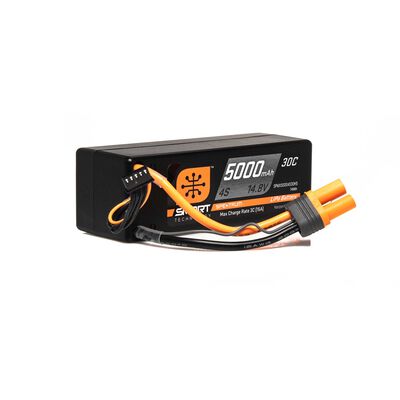 14.8V 5000mAh 4S 30C Smart LiPo Hardcase LiPo Battery: IC5 14.8V 5000mAh 4S 30C Smart LiPo Hardcase LiPo Battery: IC5