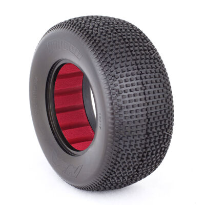 1/10 Impact SC Wide Super Soft Front/Rear Tire with Red Insert (2) 1/10 Impact SC Wide Super Soft Front/Rear Tire with Red Insert (2)