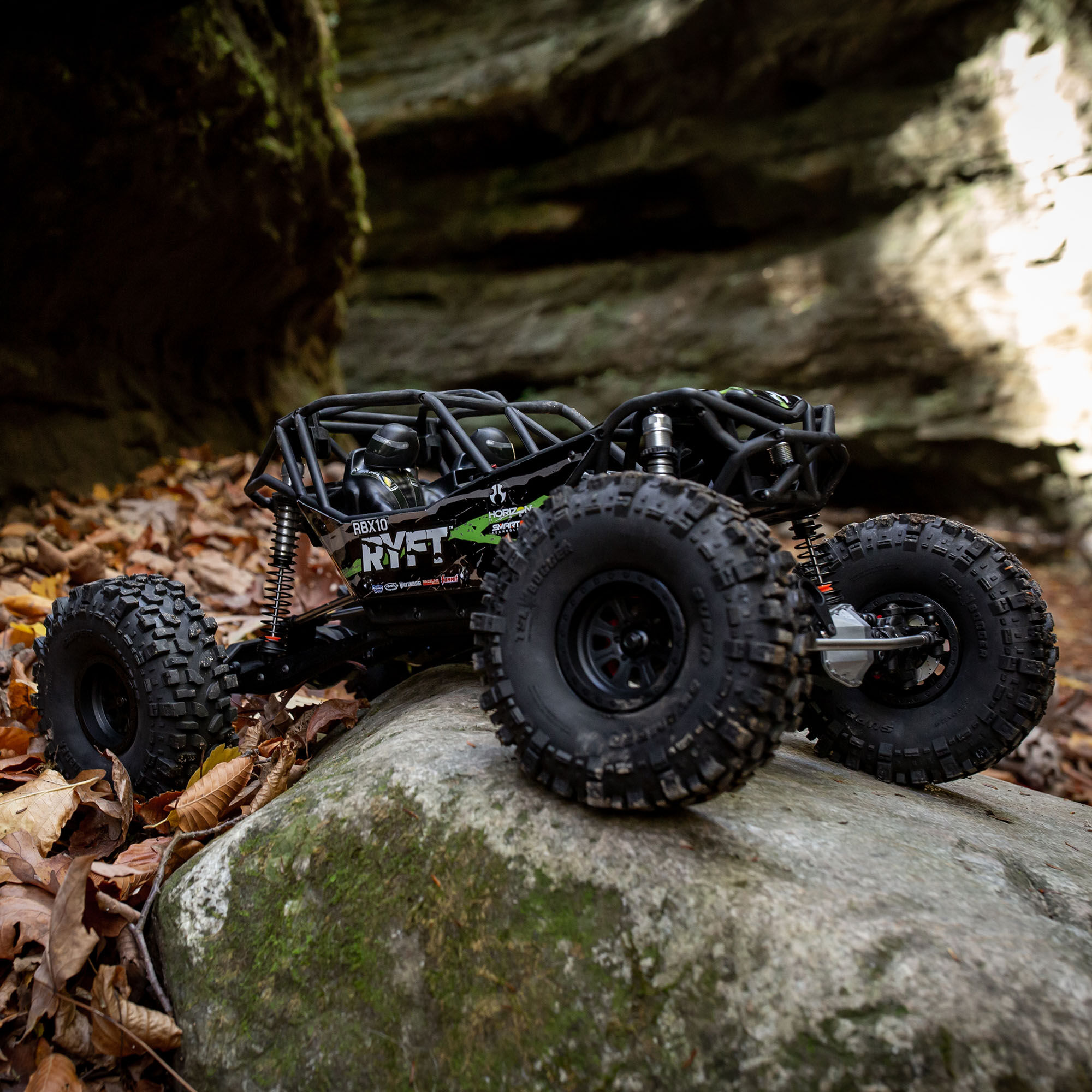 Axial 1/10 RBX10 Ryft 4X4 RTR Brushless Rock Bouncer, Black
