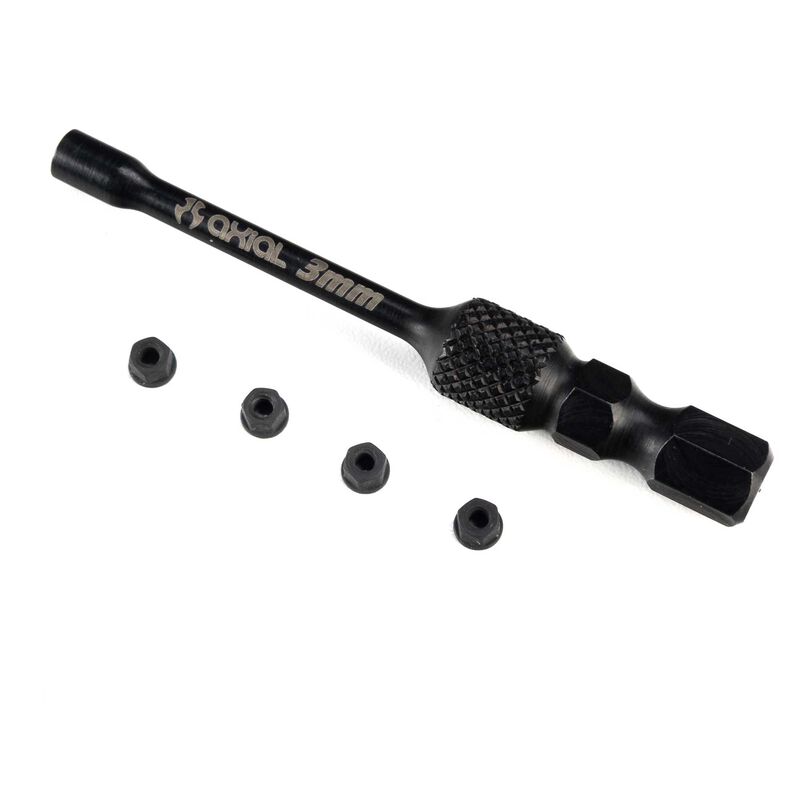 Axial Wrench, Wheel Nut, Serrated, Steel: SCX30 Axial Wrench, Wheel Nut, Serrated, Steel: SCX30