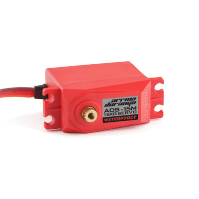 ADS-15M V2 15kg Waterproof Servo, Red ADS-15M V2 15kg Waterproof Servo, Red