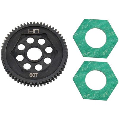Steel Spur Gear 60t 0.5M: Mini-T 2.0 Steel Spur Gear 60t 0.5M: Mini-T 2.0