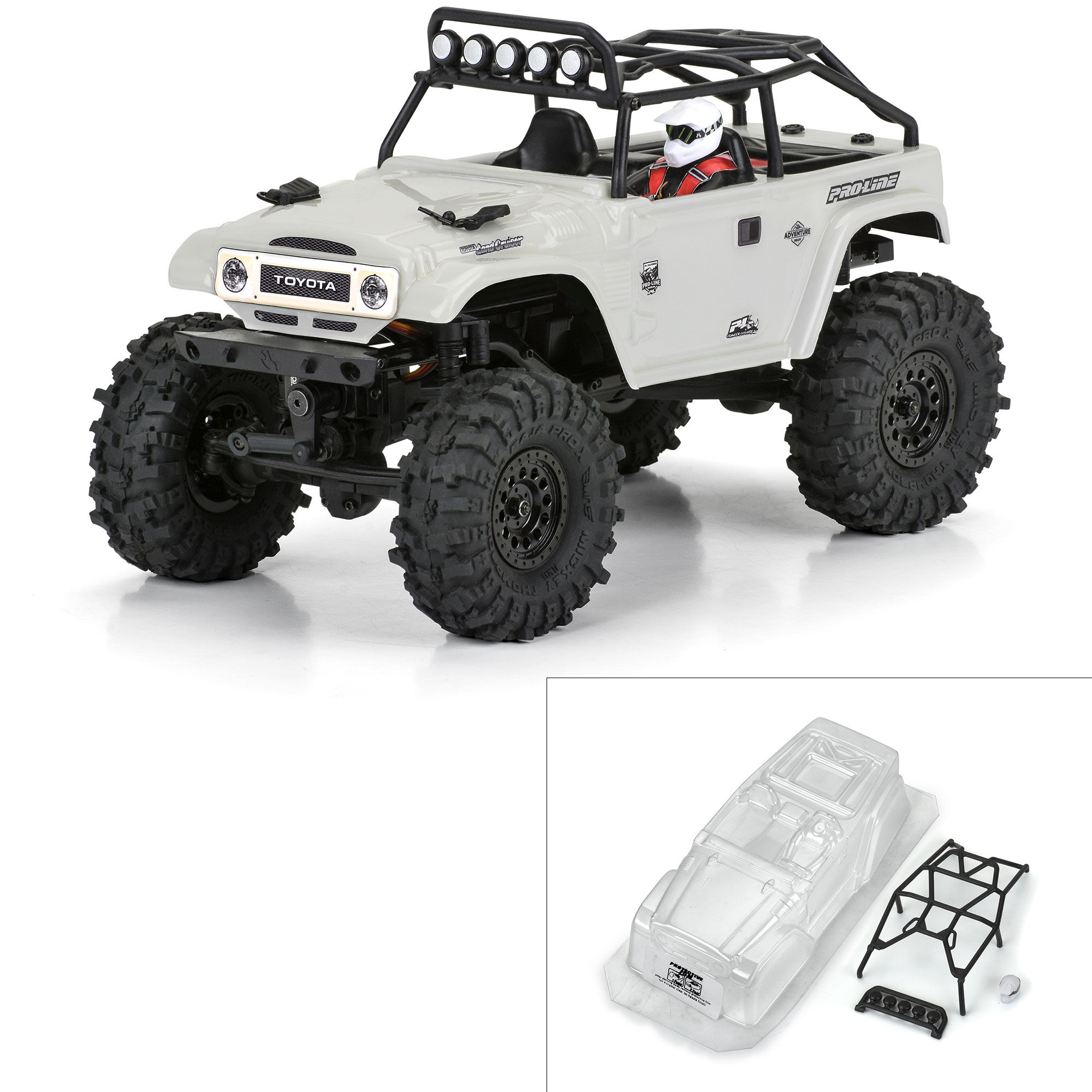 Pro-Line Racing 1/24 1979 Toyota Land Cruiser FJ40 Clear Body with