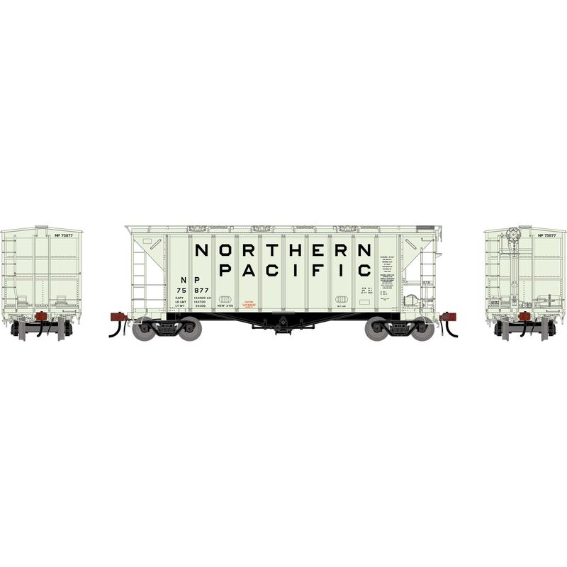 HO GEN GATC 2600 Airslide Covered Hopper, Intermediate NP #75877 HO GEN GATC 2600 Airslide Covered Hopper, Intermediate NP #75877