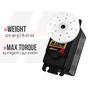 Servo Digitale Hitec RCD HS-5765MH – Alta Tensione, Ingranaggi Metallici, 3 Cuscinetti - Foto 4