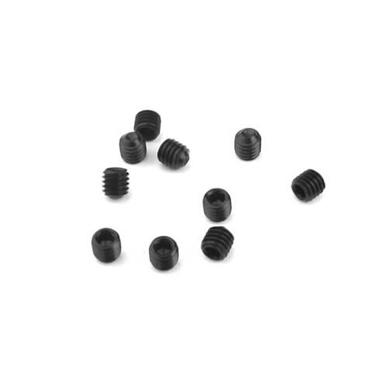 M3x3mm Set Screws, Black (10)
