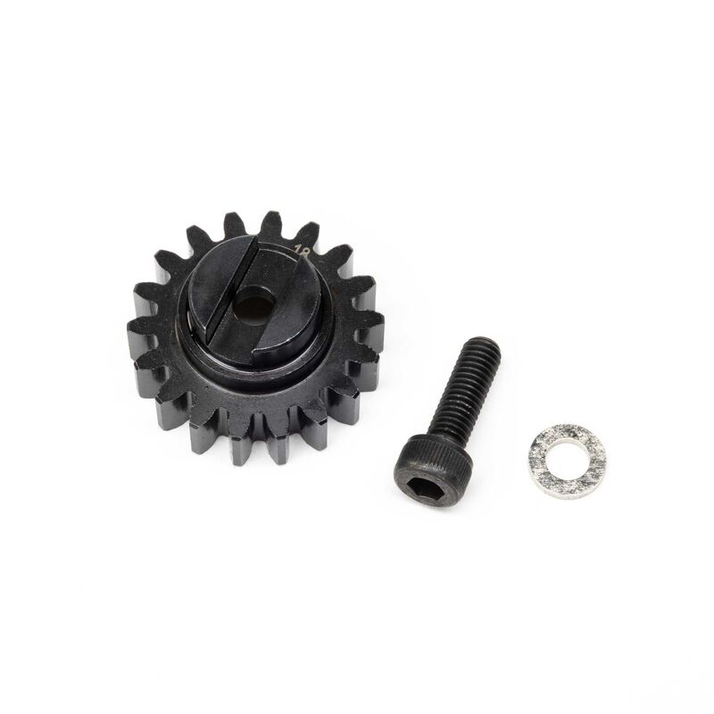 Losi Pinion Gear and Hardware, 18T 1.5M: 5IVE-T 3.0