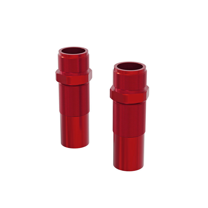 ARRMA Shock Body (Front), Aluminum, 15x67mm, Red