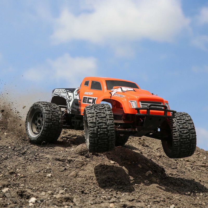 1/10 Ruckus 2WD Monster Truck Brushed RTR, Orange
