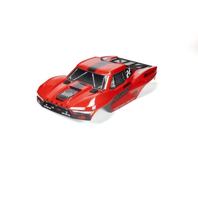1/10 Clipless Painted Trimmed Body Set with Decals, Red: FURY 2WD 1/10 Clipless Painted Trimmed Body Set with Decals, Red: FURY 2WD