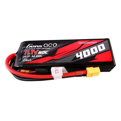 11.1V 4000mAh 3S 60C G-Tech Smart LiPo Battery: XT60 11.1V 4000mAh 3S 60C G-Tech Smart LiPo Battery: XT60