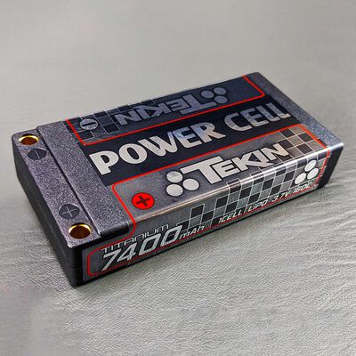 3.7V 7400mAh 1S 160C LiPo Battery: 5mm bullets 3.7V 7400mAh 1S 160C LiPo Battery: 5mm bullets