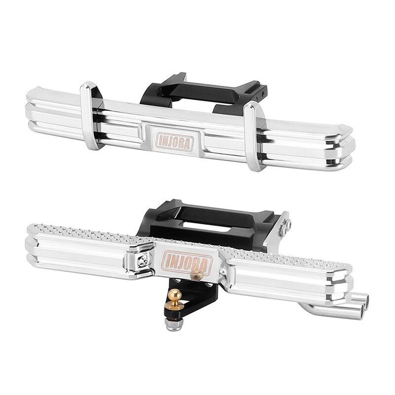 INJORA Aluminum High Trail F150 Front & Rear Bumper Set, 1/18 Traxxas TRX-4M High Trail F150