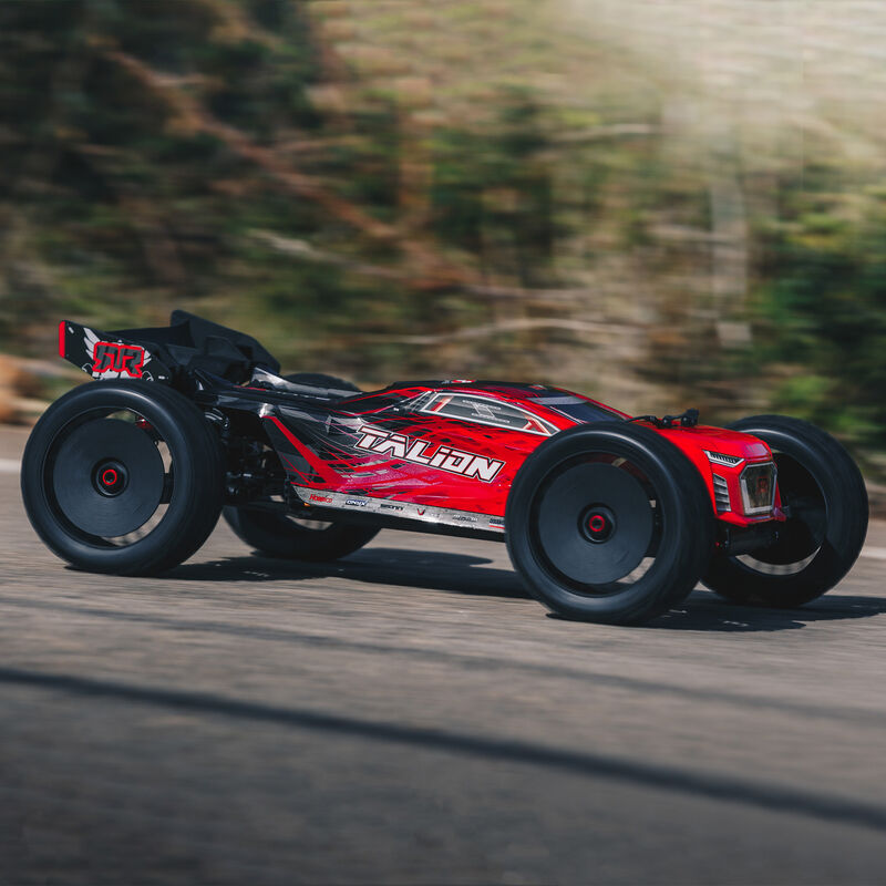 1/8 TALION 6S BLX 4WD Brushless Sport Performance Truggy with Spektrum RTR, Red/Black