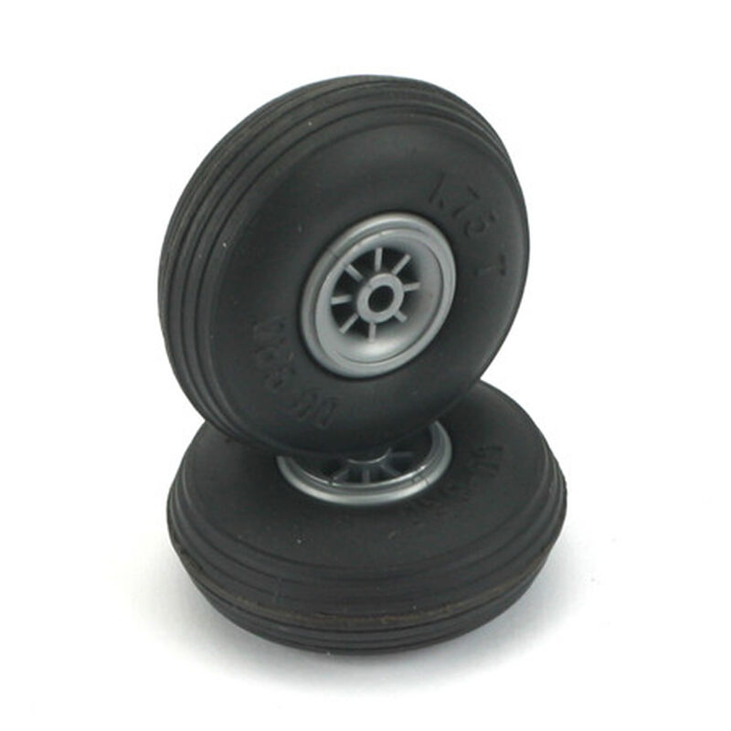 Treaded Wheels, 1-3/4" (2)